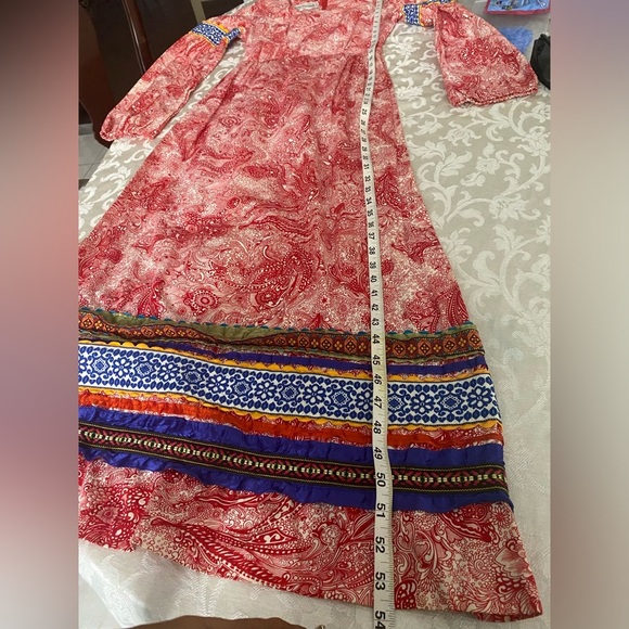 VINTAGE 70’s YOUNG INNOCENT By Arpeja maxi dress size 7 - Picture 6 of 11